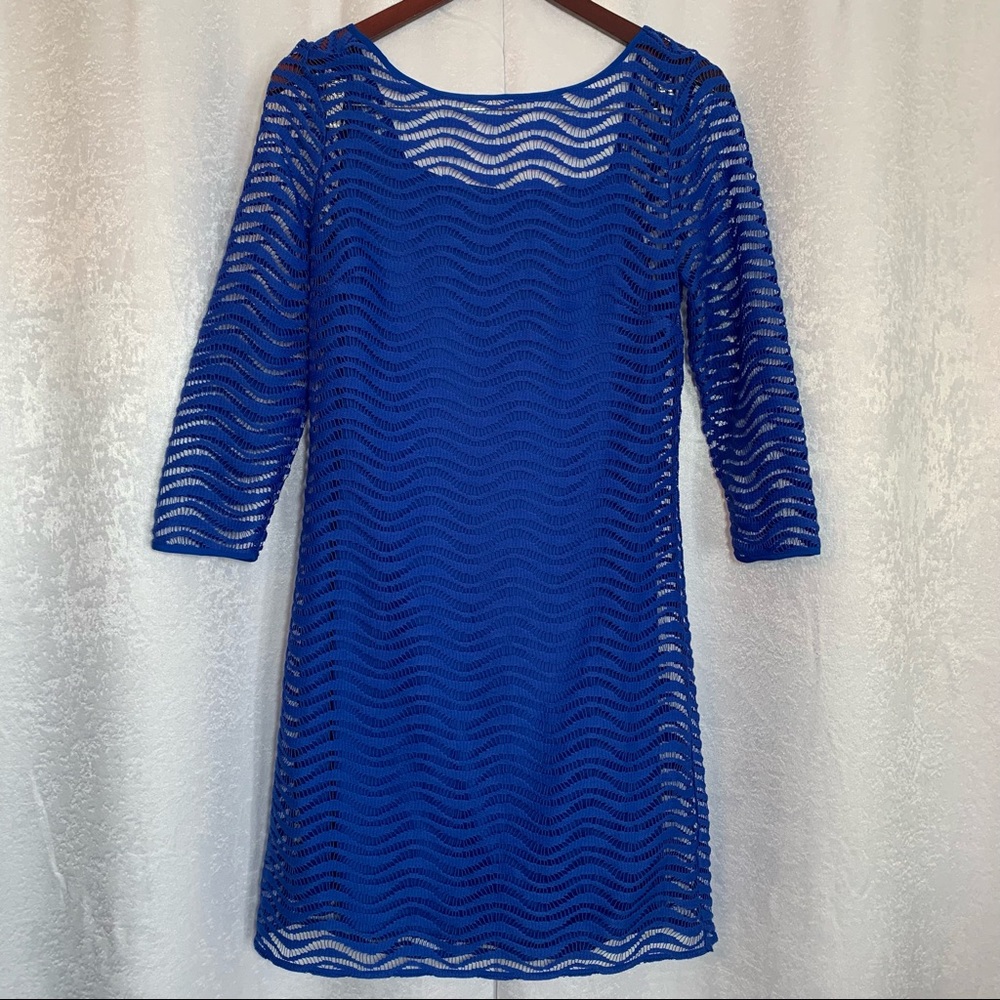 Lilly Pulitzer Topanga Blue Lace Tunic Dress